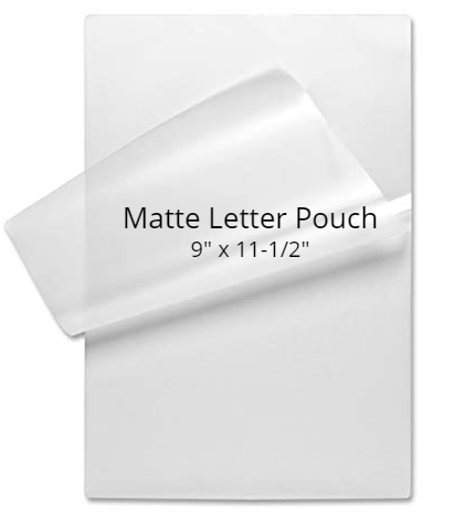 Magnetic Back Laminating Pouch - Matte - Filmsource